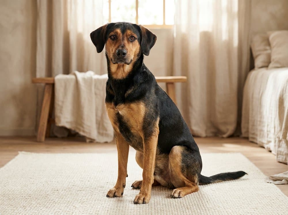 The breeds behind the dog